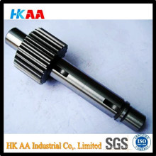 Customized CNC Machining Steel Gear Shaft as Your Drawing